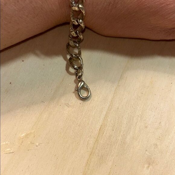 Silver Minimalist Chain bracelet - Picture 3 of 5